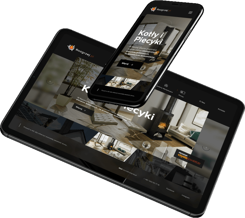 new website mockup